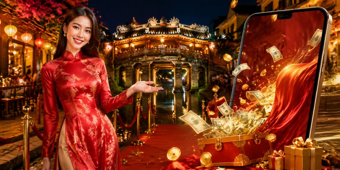 Người dùng tại Hội An nhận cashback bonus khi chơi game online trên điện thoại